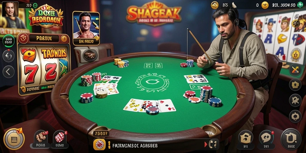 Tampilan utama game yang menarik dan intuitif.