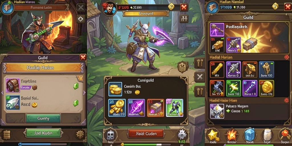 Tangkapan layar yang menunjukkan gameplay seru.