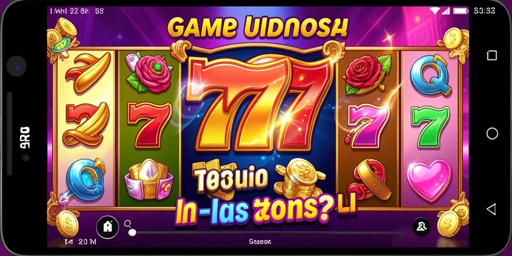 Tampilan awal permainan GALAXY77 yang menawan.
