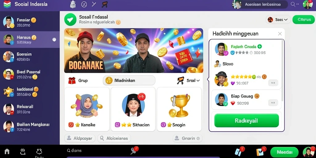 Menampilkan karakter utama dalam aksi seru.