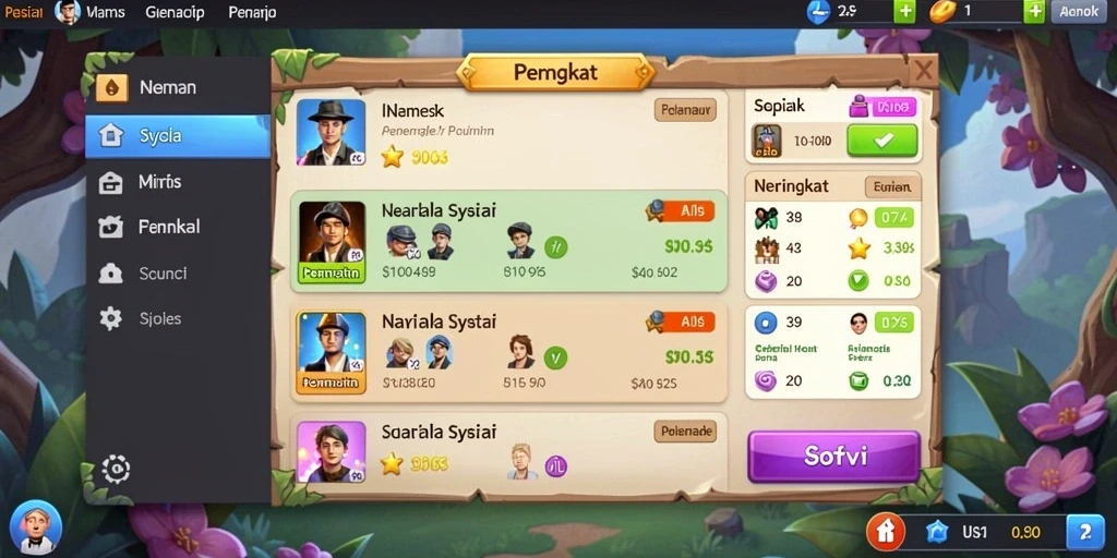 Tampilan antarmuka yang ramah pengguna.