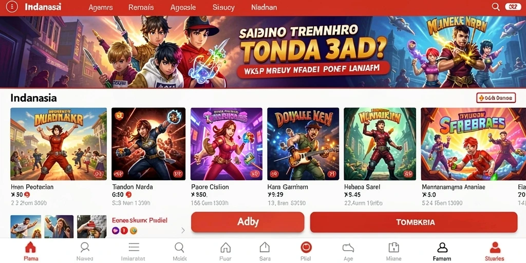 Screenshot menunjukkan karakter utama PISANG123 yang siap beraksi.