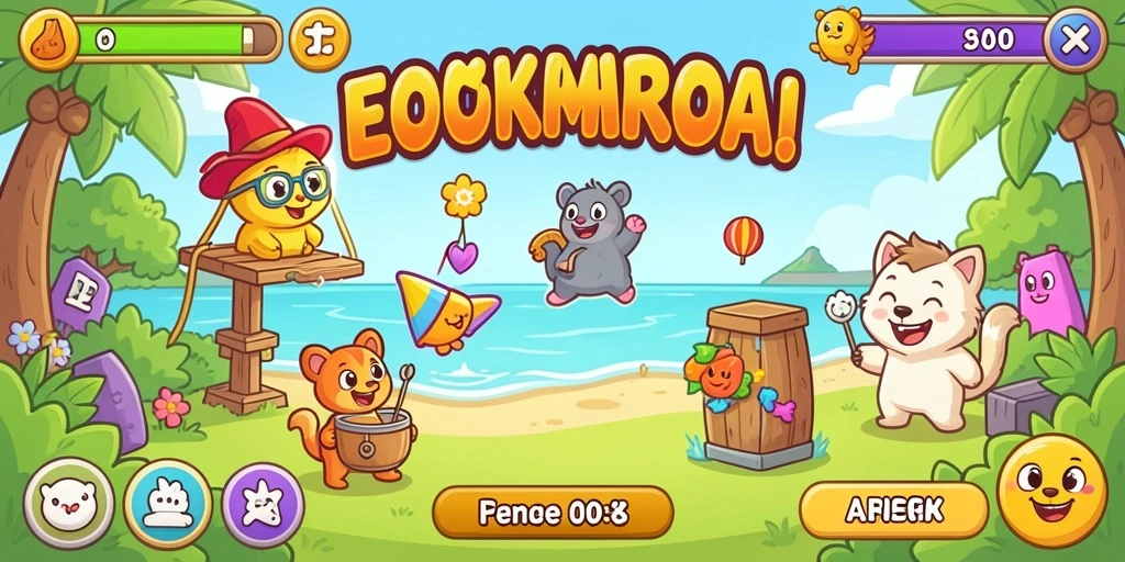 Tampilan awal game QQNUSA yang menarik.