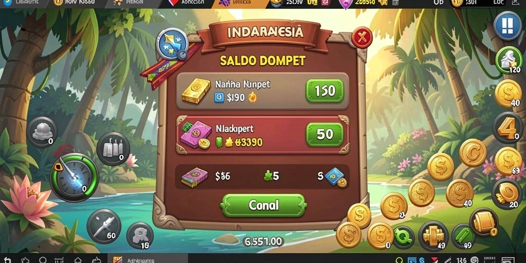 Tampilan antarmuka pengguna yang modern dan menarik.