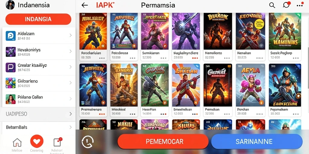 Tampilan grafis yang memukau dalam permainan.