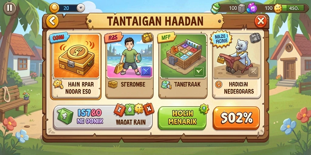 Tampilan grafis yang memukau dan detail karakter.