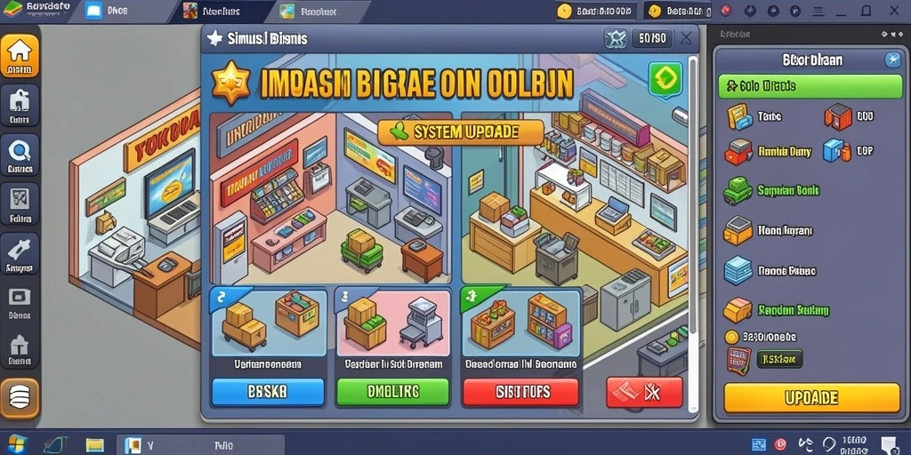 Tampilan awal yang menarik dengan pilihan karakter.